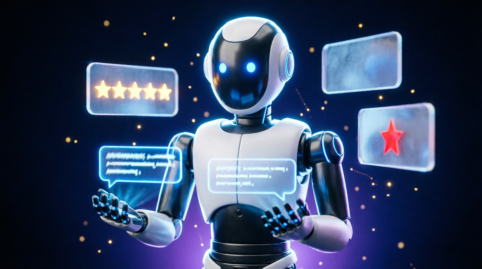 AI-ответы на отзывы: как отвечать клиентам за 3 секунды и никогда не выгорать